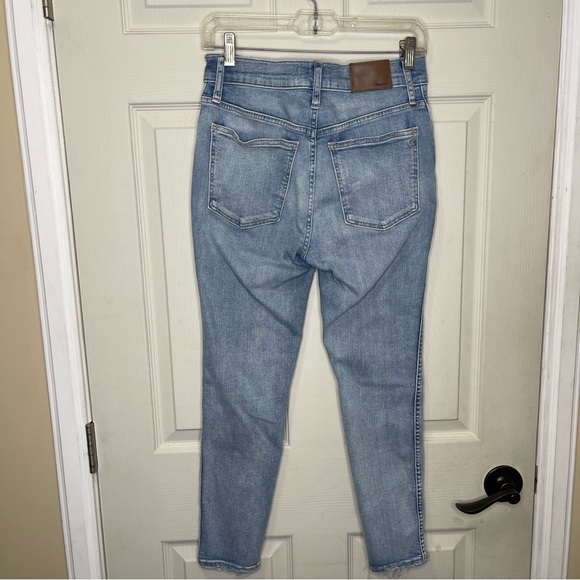 Madewell Petite 10" High-Rise Skinny Jeans in Wheeler Wash Sz 28P - Picture 9 of 11